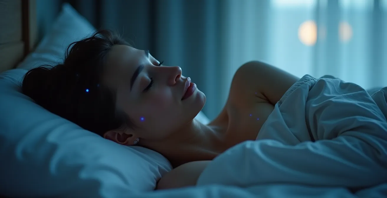 Représentation abstraite du cycle circadien et de la production de globules blancs